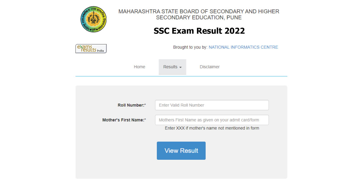 Maharashtra SSC Result 2022