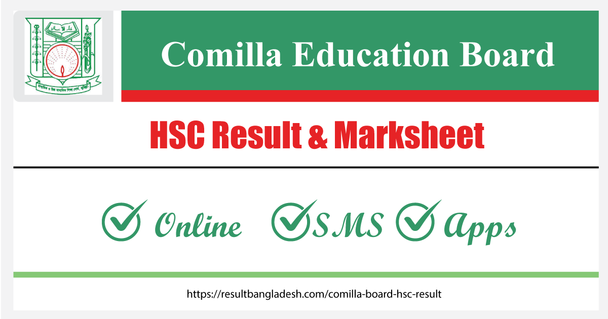 Comilla Board HSC Result and Marksheet