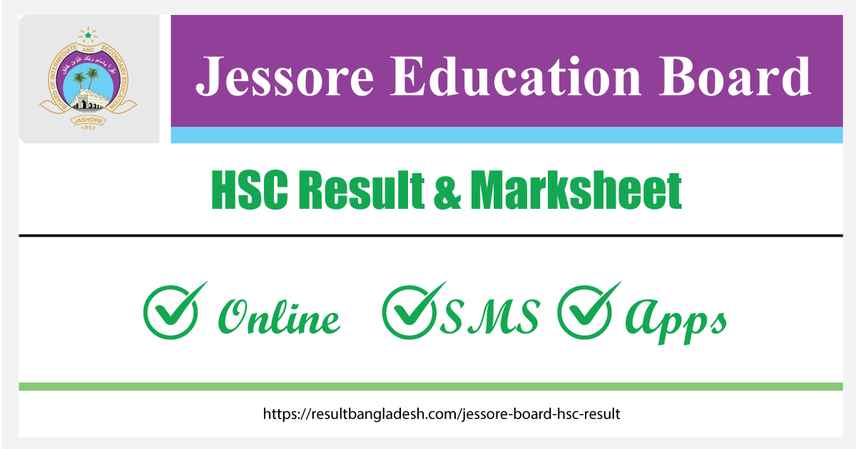 Jessore Board HSC Result and Marksheet