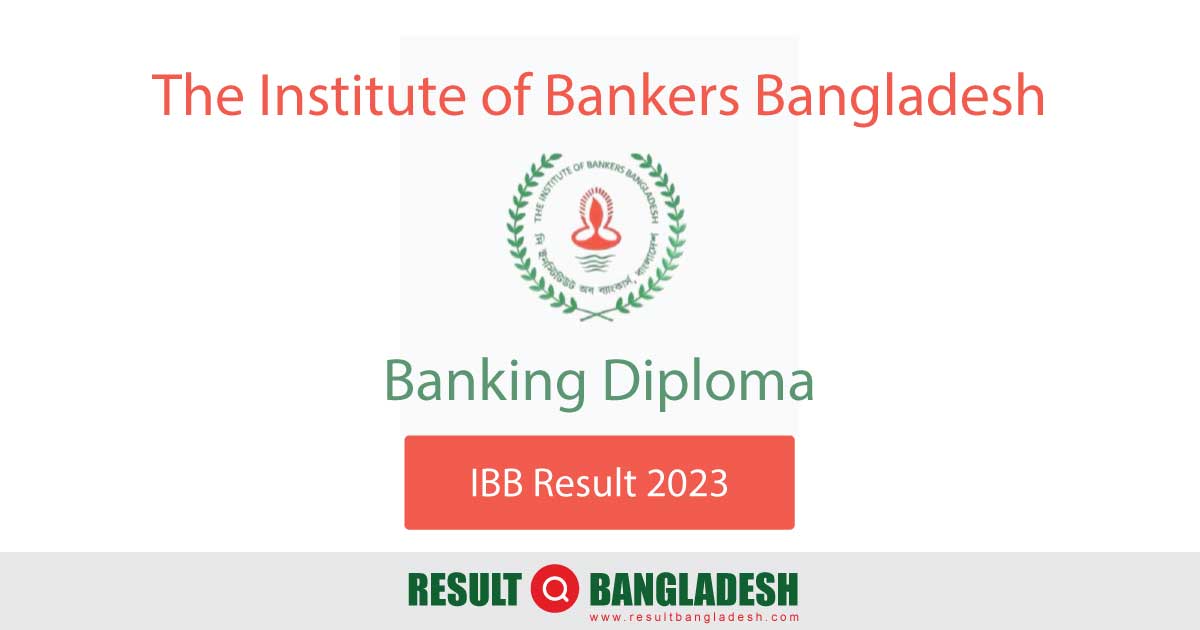 95 Banking Diploma IBB Result 2023