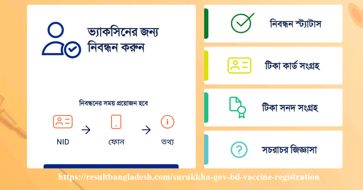 Surokkha Gov BD Vaccine Registration