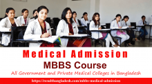 Medical MBBS Admission Result Bangladesh