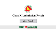 Class XI Admission Result 2023
