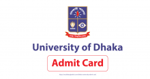 Dhaka University Admit Card