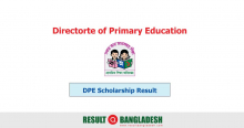 DPE Scholarship Result 2023