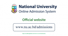 www nu ac bd admission
