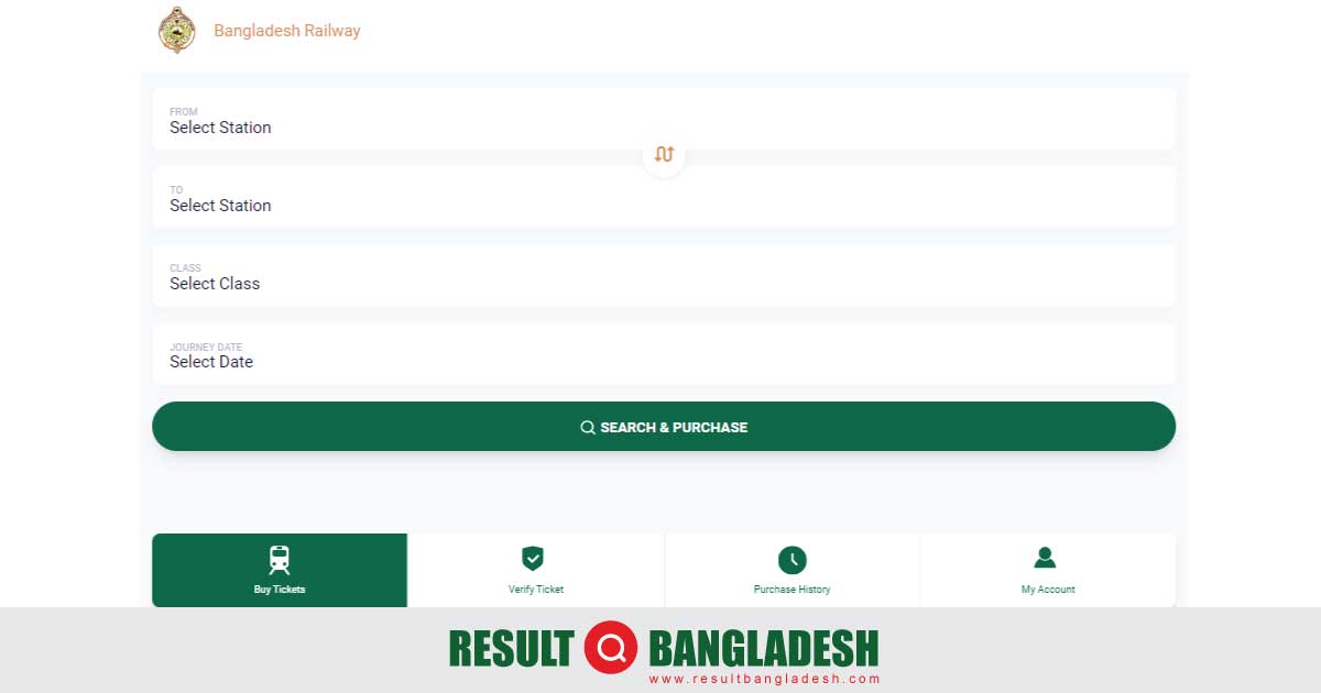 Bangladesh Railway Online Train Ticket Eticket Railway Gov Bd   Train Ticket Online 