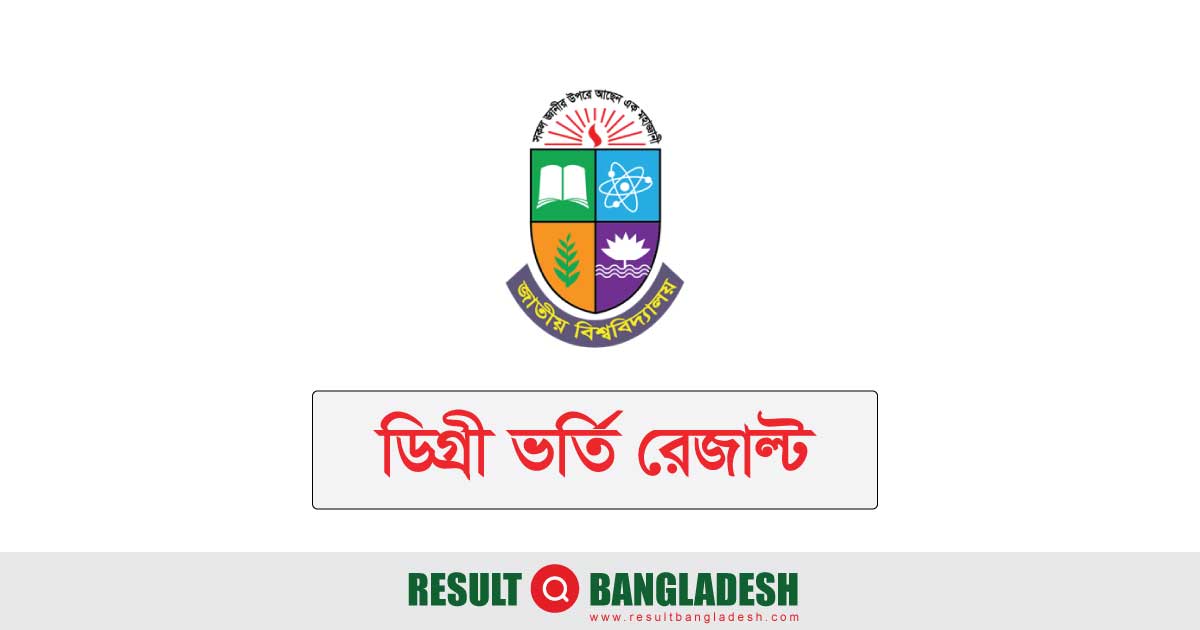 NU Degree Admission Result