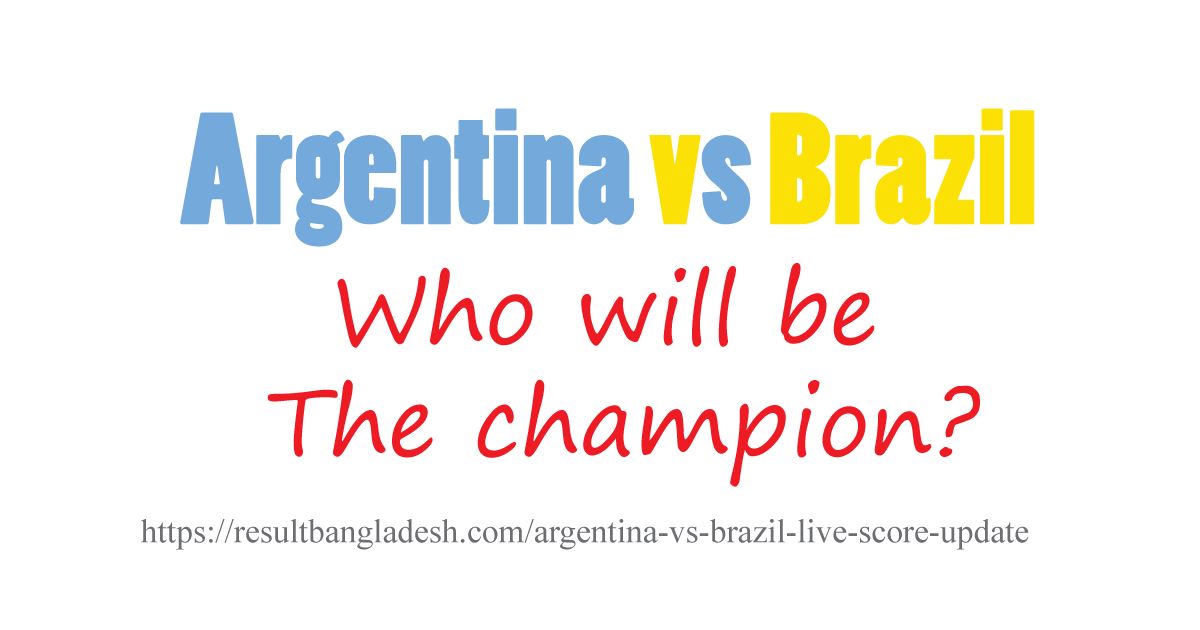 Argentina vs Brazil Live