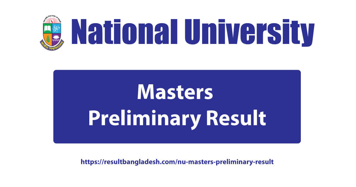 (Published) NU Masters Preliminary Result 2022