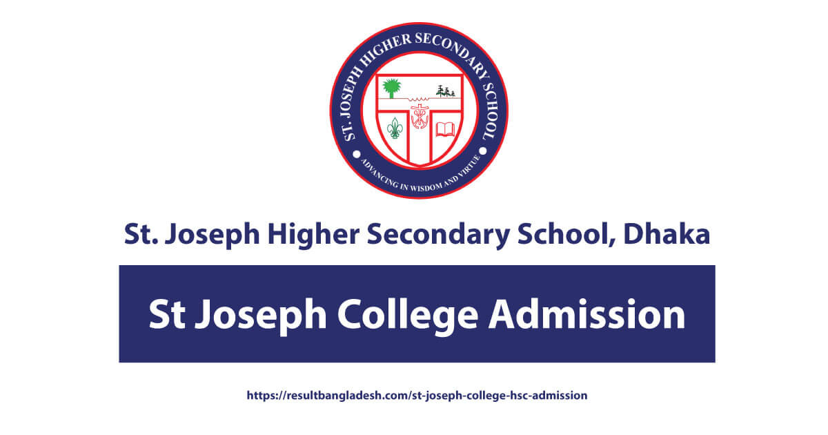 St Joseph College Admission Result 2024 www.sjs.edu.bd