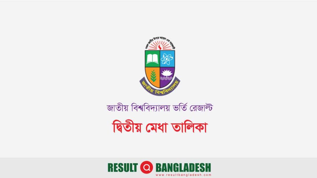 NU Admission Result 2nd Merit List
