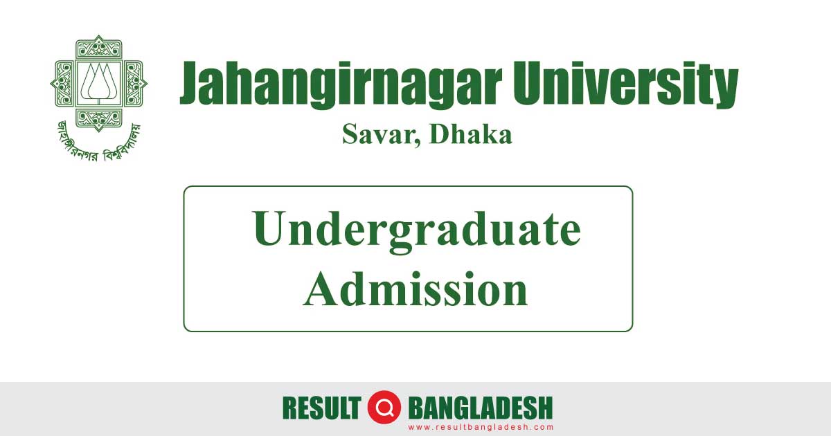 JU Admission Circular 2024-25: Jahangirnagar University - Result Bangladesh