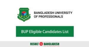 BUP Eligible List