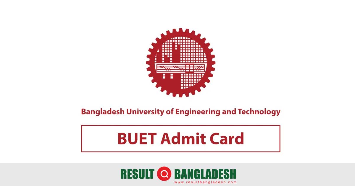 BUET Admit Card