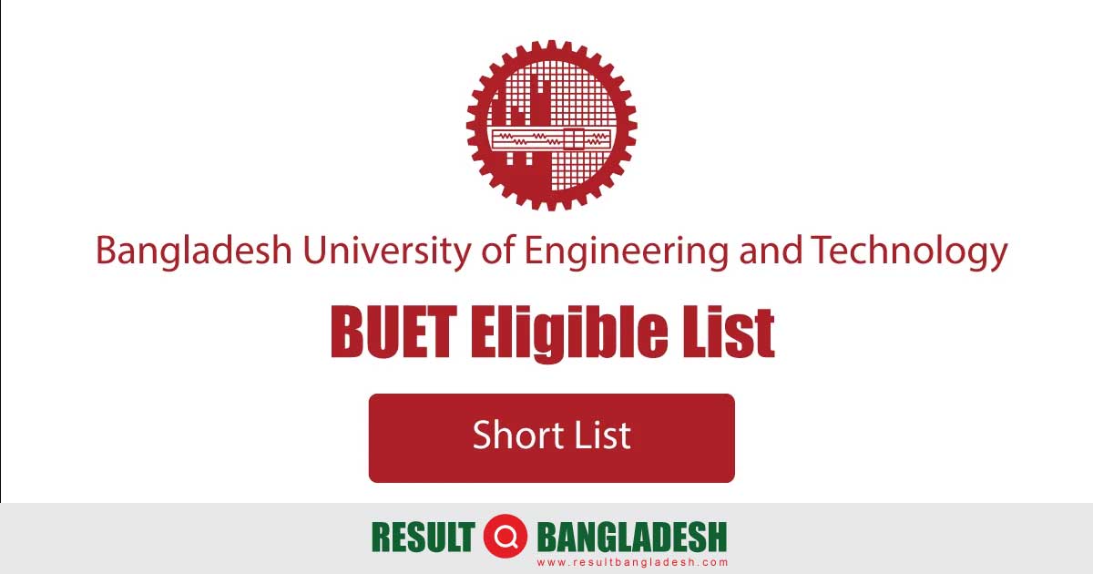 BUET Eligible List