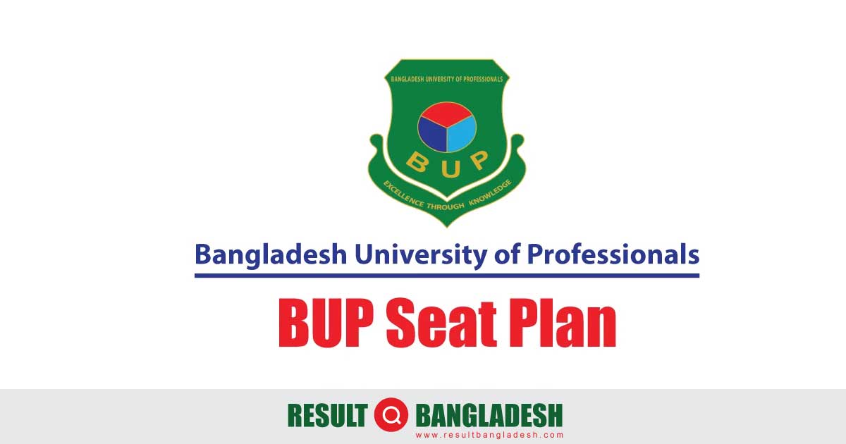 BUP Seat Plan