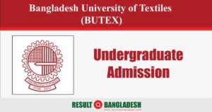 BUTEX Admission