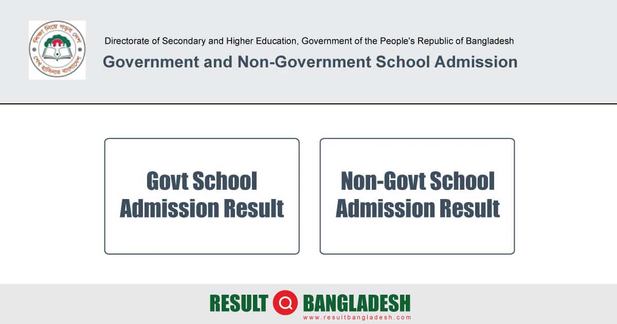 School Admission Result