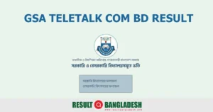 gsa teletalk com bd result