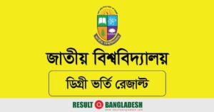 NU Degree Admission Result