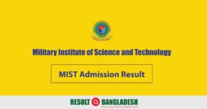 MIST Admission Result