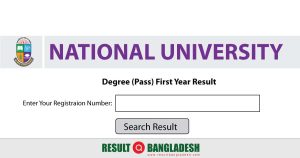 Degree 1st Year Result