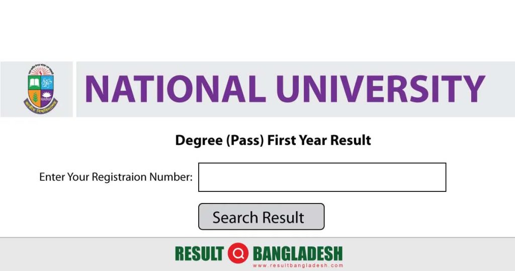 Degree 1st Year Result