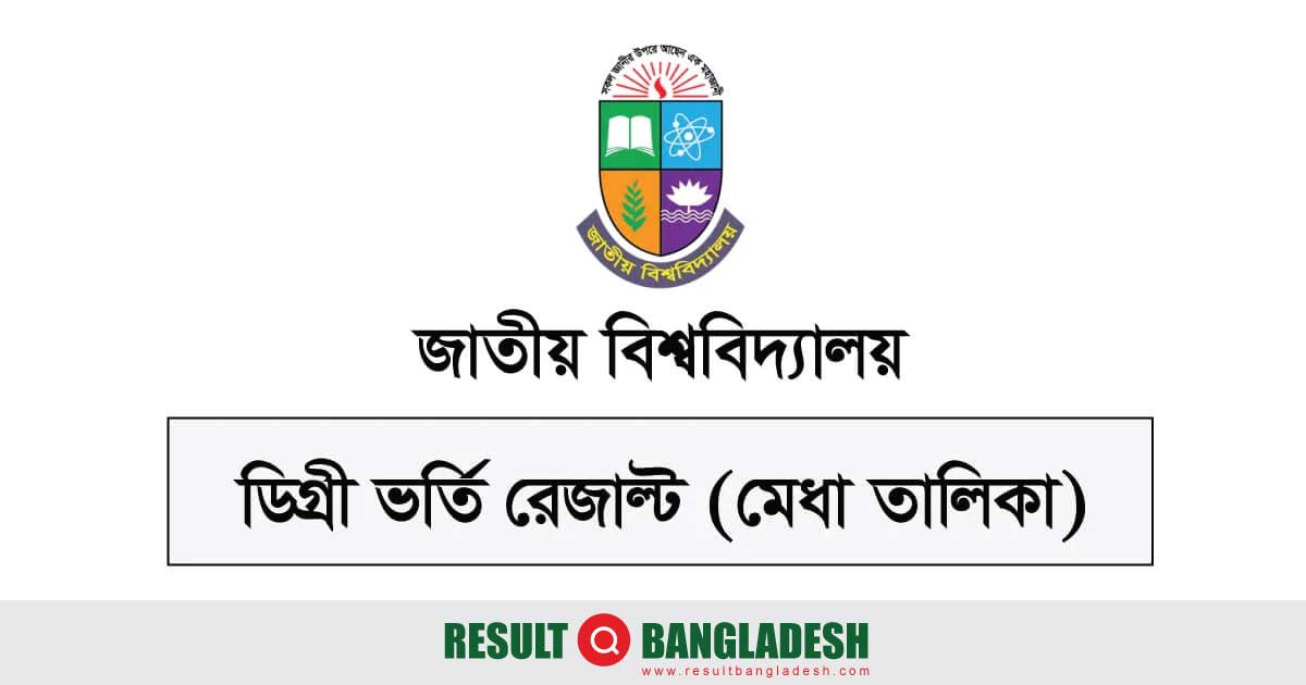 Degree Admission Merit List