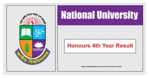 NU Honours 4th Year Result