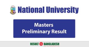 NU Masters Preliminary Result