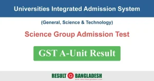 GST A Unit Result