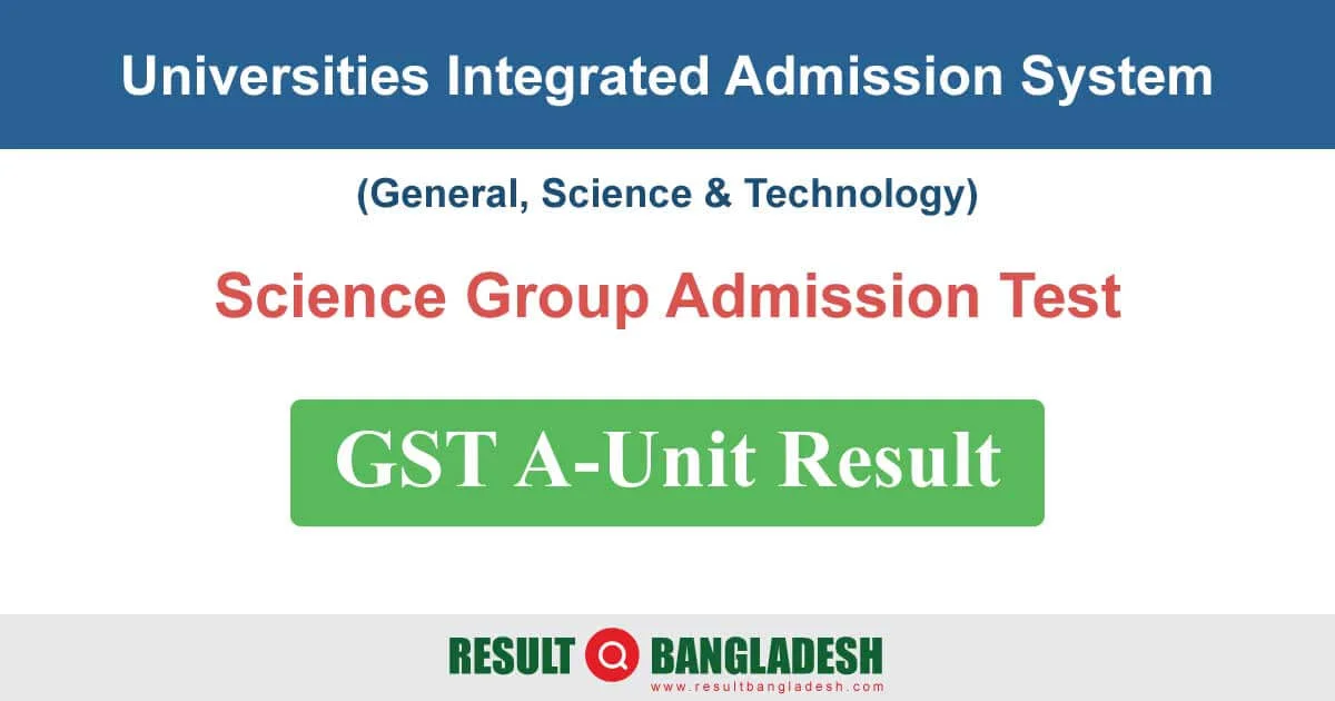 GST A Unit Result