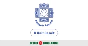 Jahangirnagar University B Unit Result