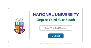 NU Degree 3rd year Result