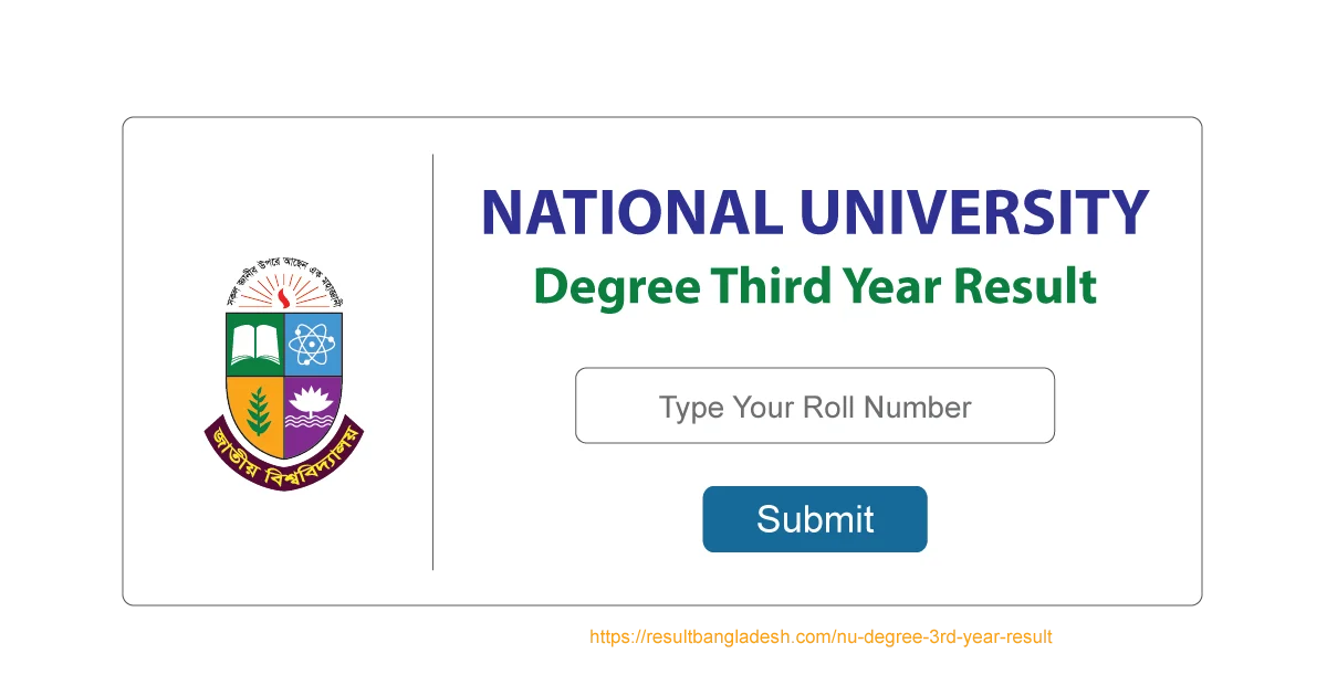 NU Degree 3rd year Result