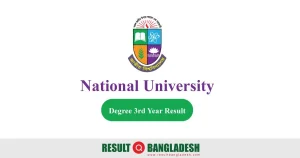 Degree 3rd Year result